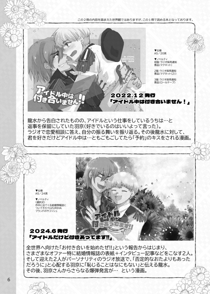 【龍羽】アイドルたちのオフステージ