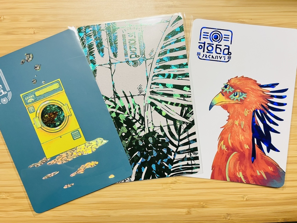 【創作】ランドリーまほろば ポストカード