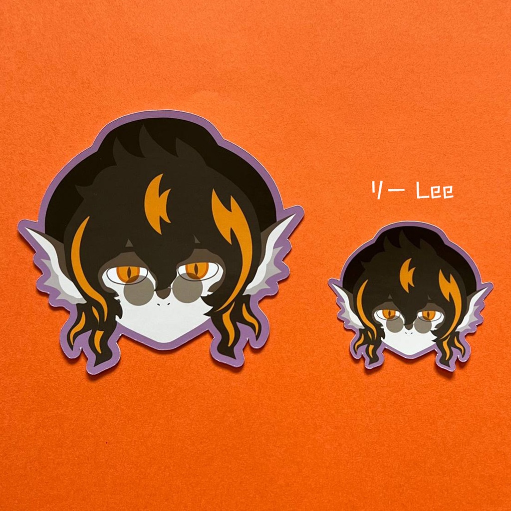 リー探偵事務所 でか顔 シール