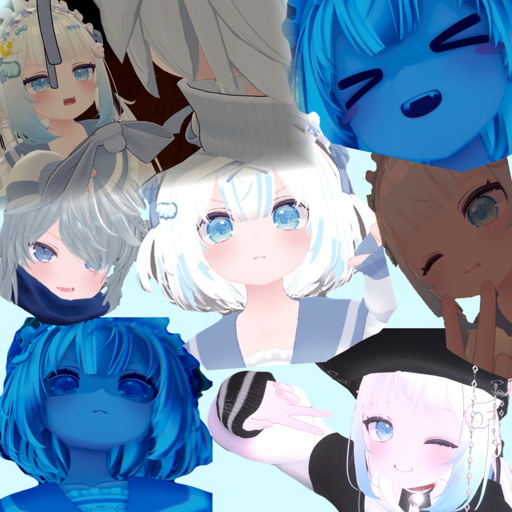 🌈FREE/無料あり🌈  🌟シフォン/ショコラ🍫 ぷくふわふぇいす