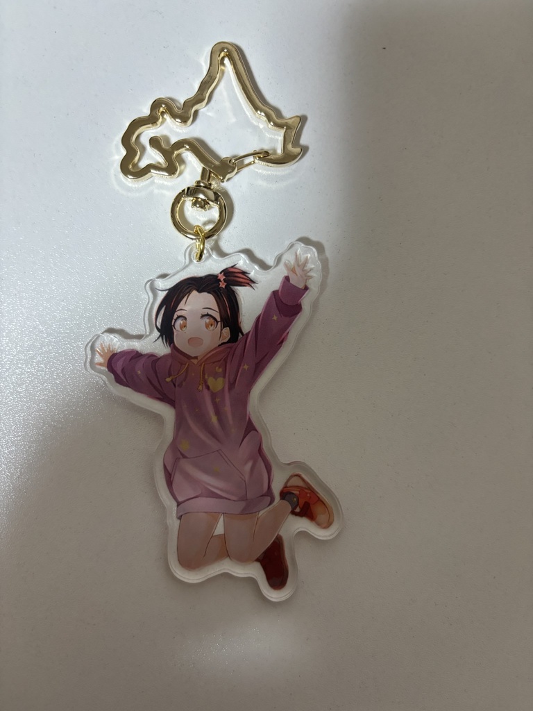 柳瀬美由紀キーホルダー《ジャンプ》