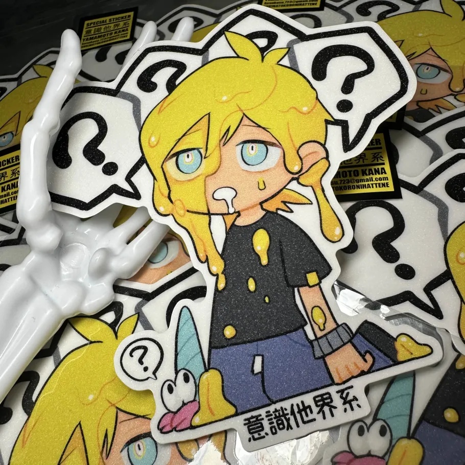 ???メルトくんキラキラステッカー