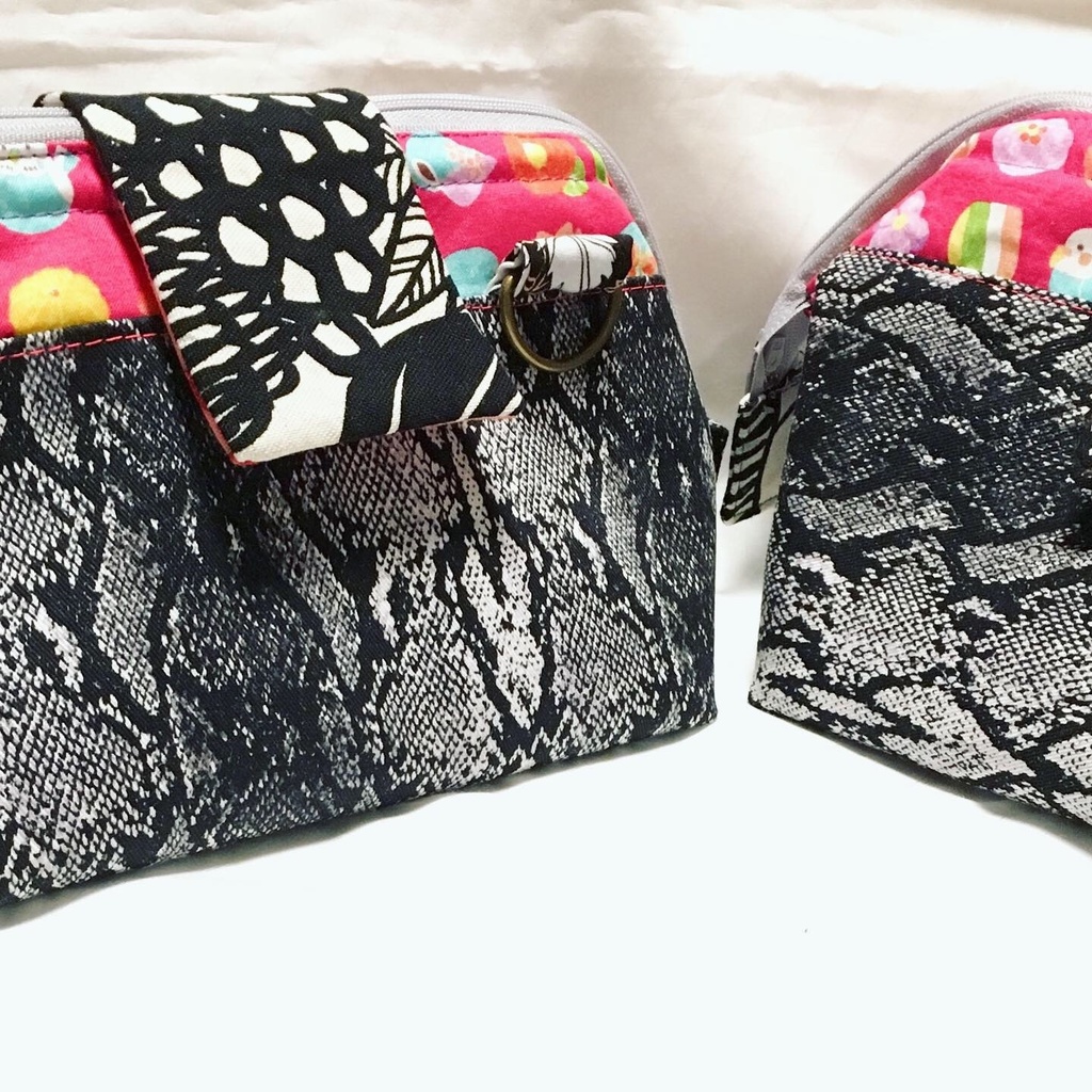 【会計ポーチ】蛇と鳥