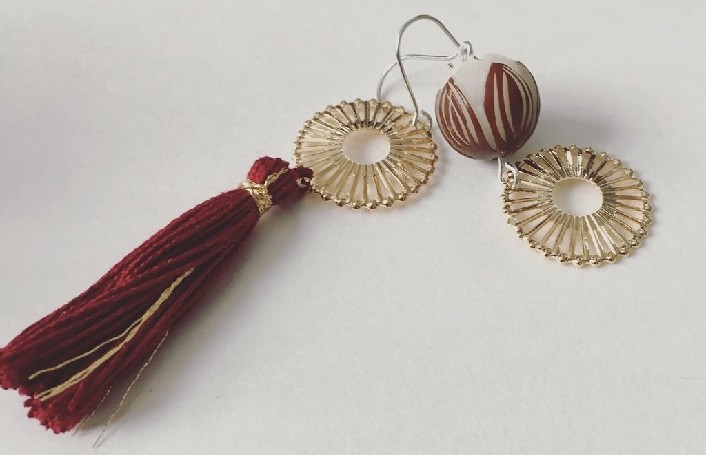 【完売】ピアス：大倶利伽羅モチーフ