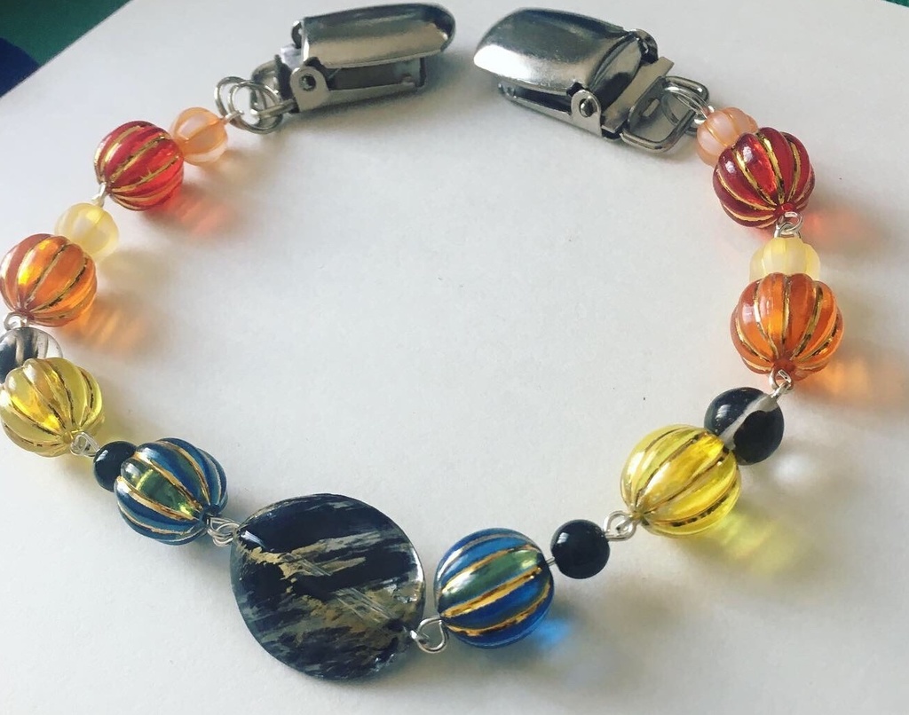 羽織紐・ストールクリップ：小夜左文字モチーフ