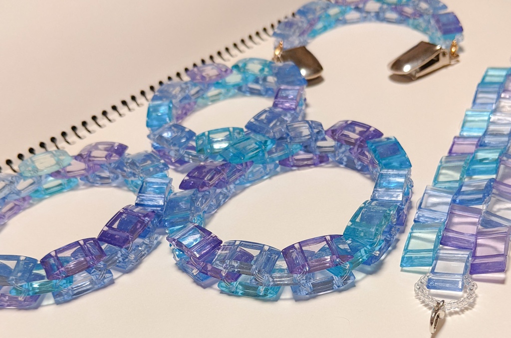 琥珀糖　ブレスレット・羽織紐