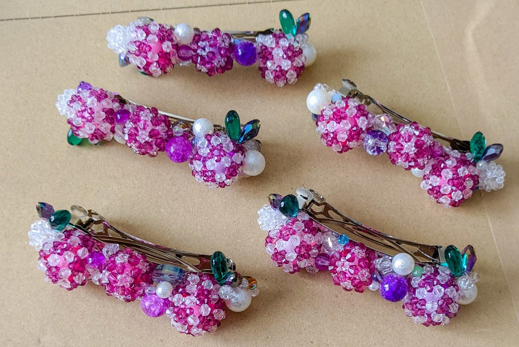 2023年4月8日東京マルシェ参戦します　バレッタ：菊襲