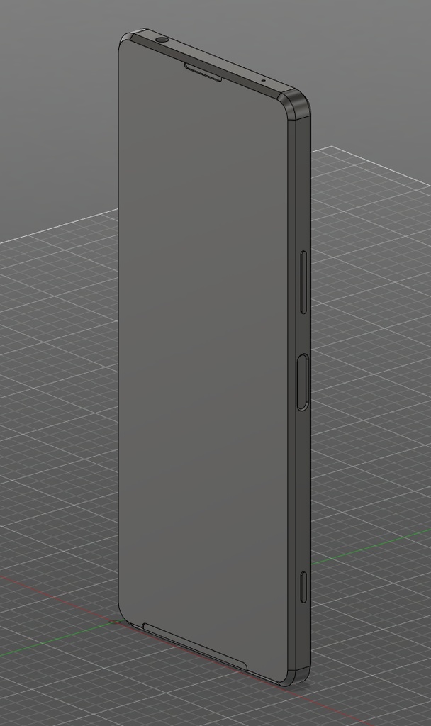 Xperia1Ⅱ3Dモデル