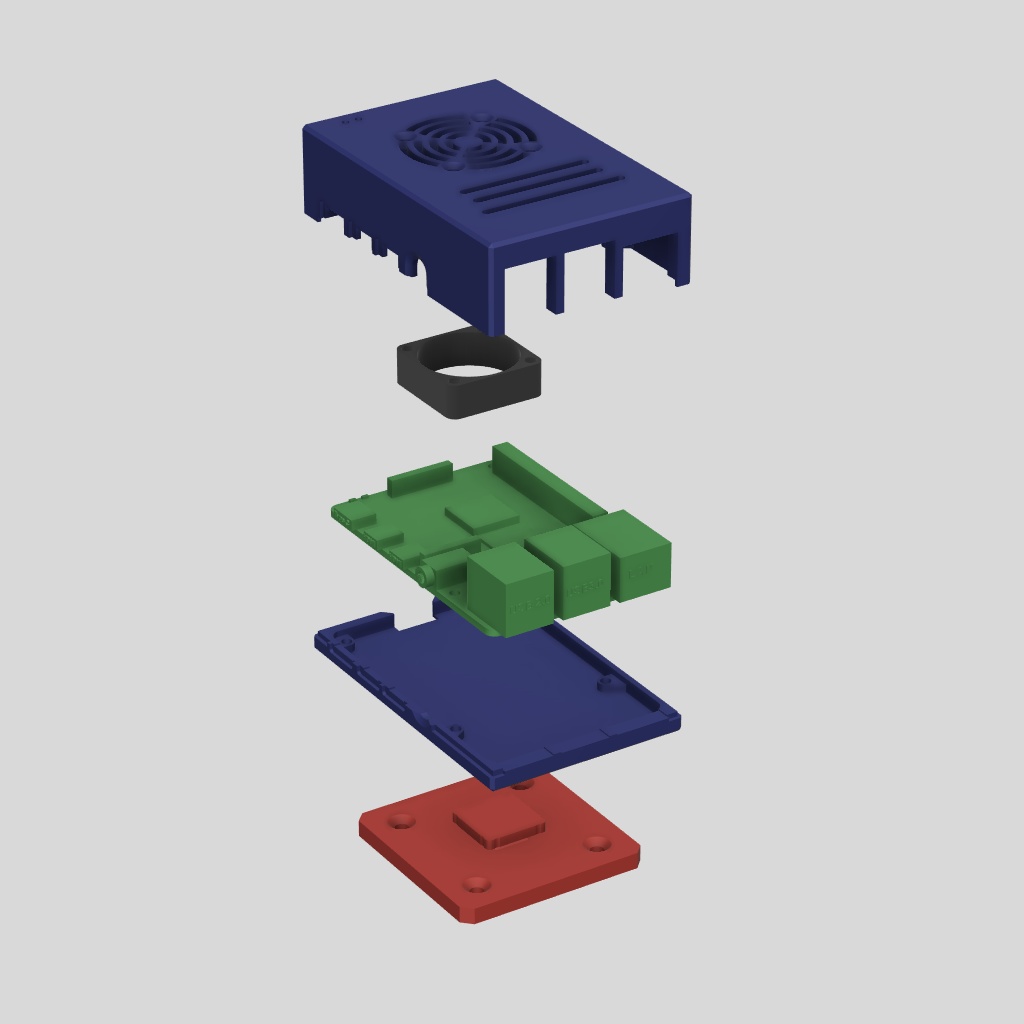 Raspberry Pi 4B用 ケース