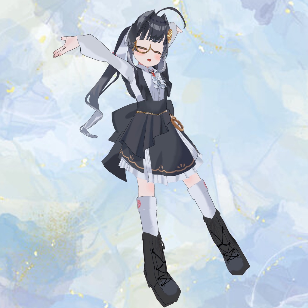 【オリジナル3Dモデル】エミリ【VRChat想定アバター】