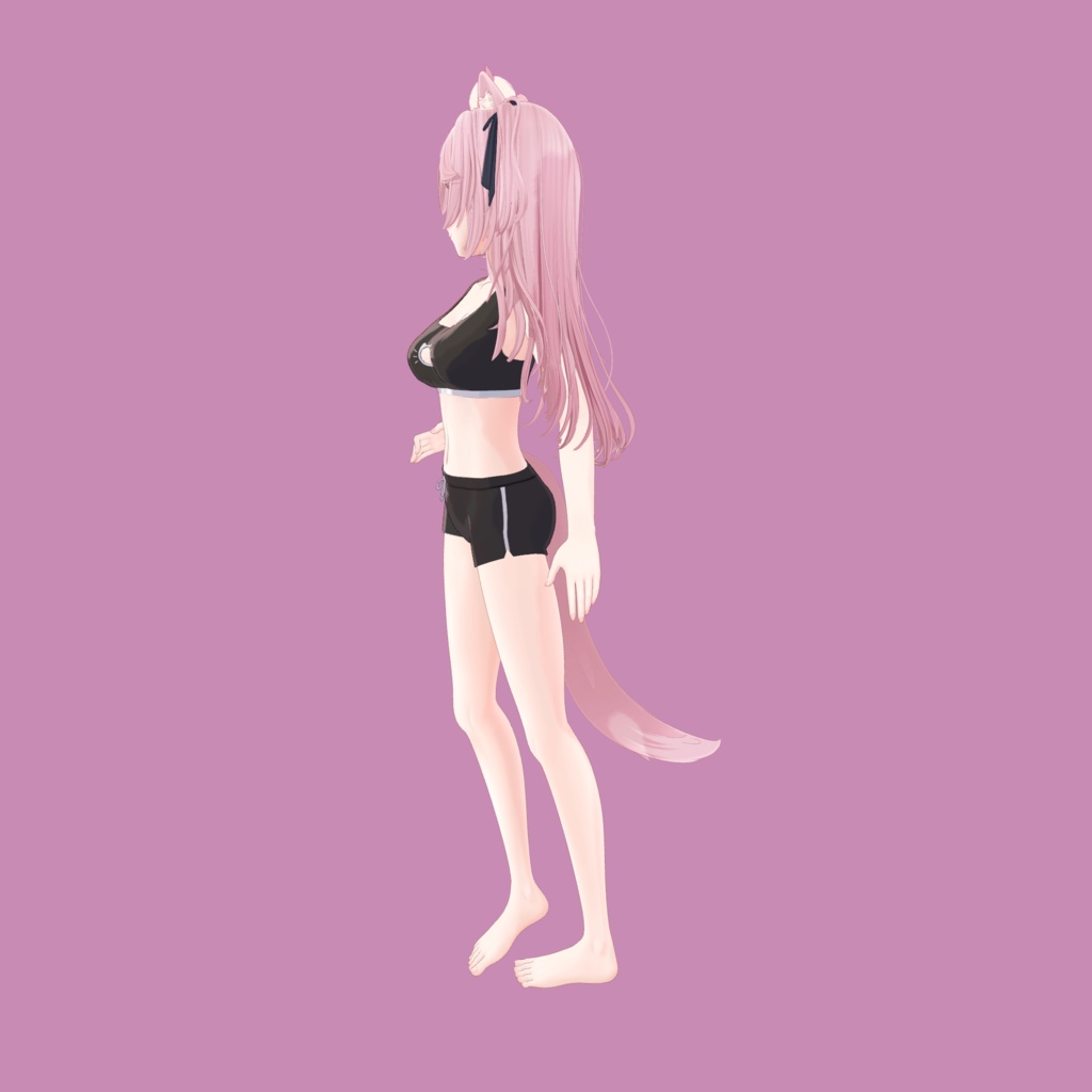 【リナシータ専用衣装】ねこスポブラ&パンツ