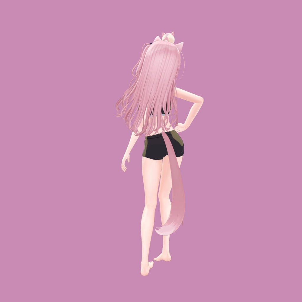 【リナシータ専用衣装】ねこスポブラ&パンツ