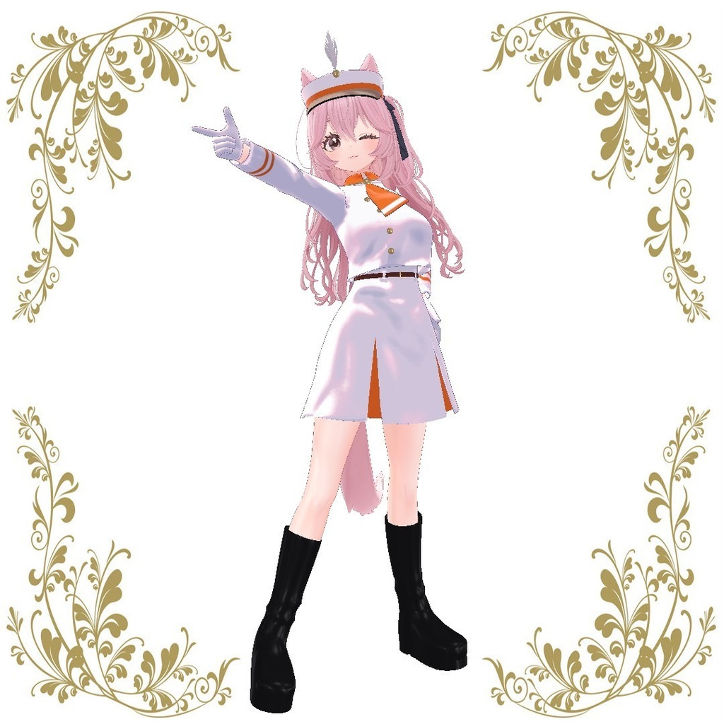 【リナシータ専用衣装】マーチングバンドっぽい服