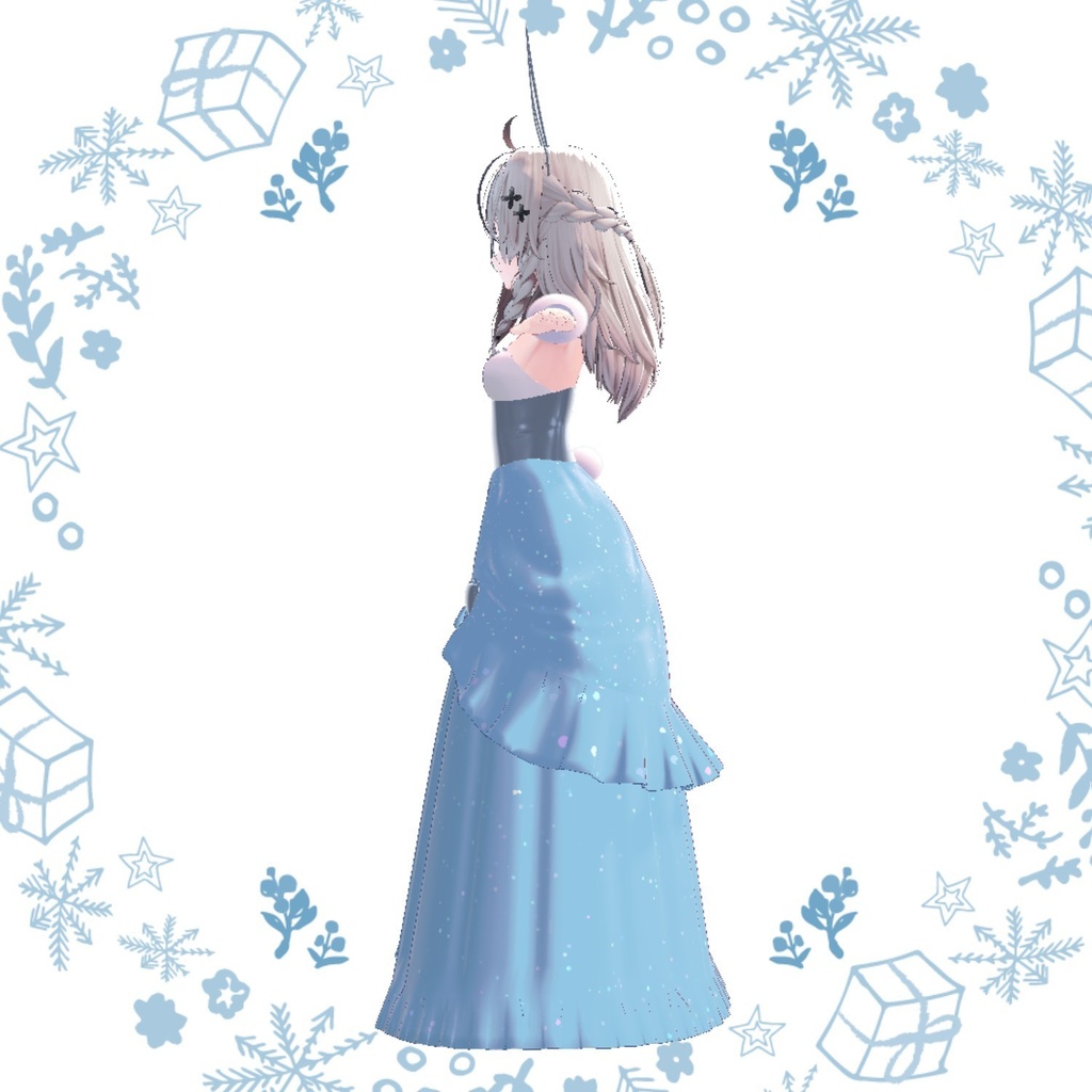 【しなの専用衣装】スノーバニードレス