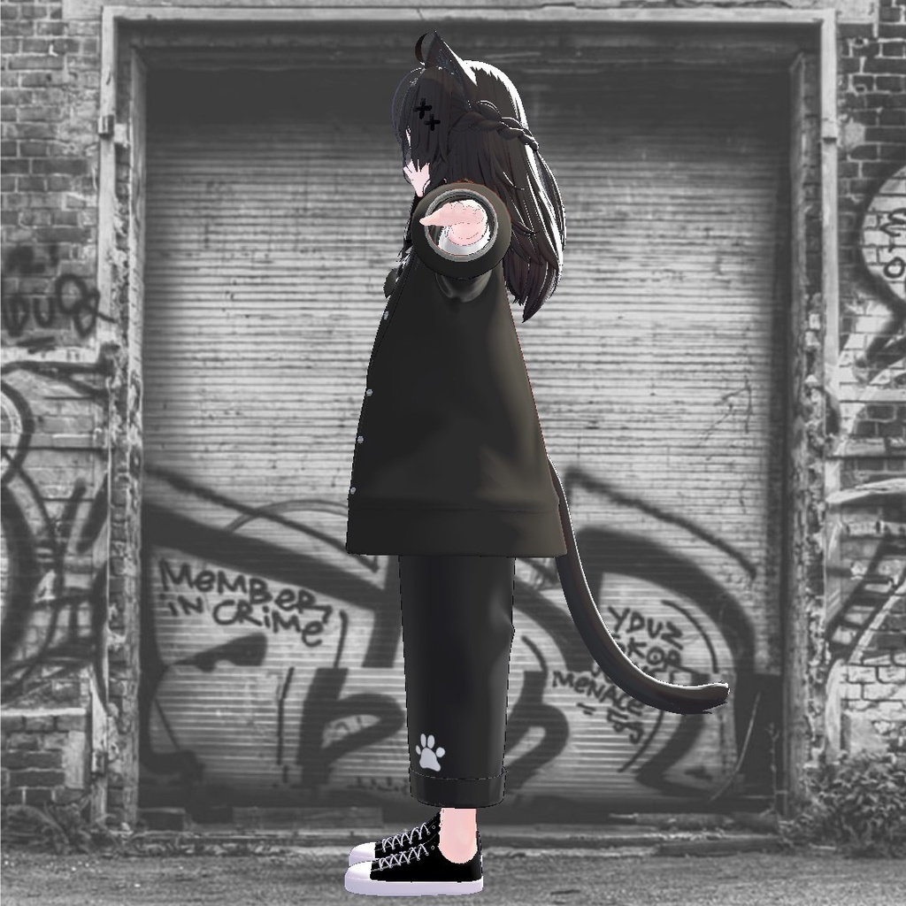 【しなの専用衣装】クロネコストリート