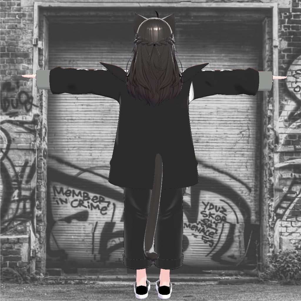 【しなの専用衣装】クロネコストリート