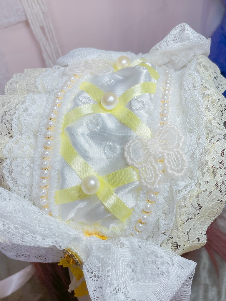 【一点物】黄色おはなヘッドドレス🌼