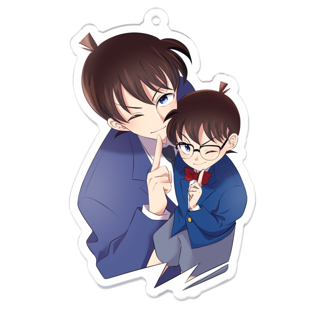 新一・コナンアクキー