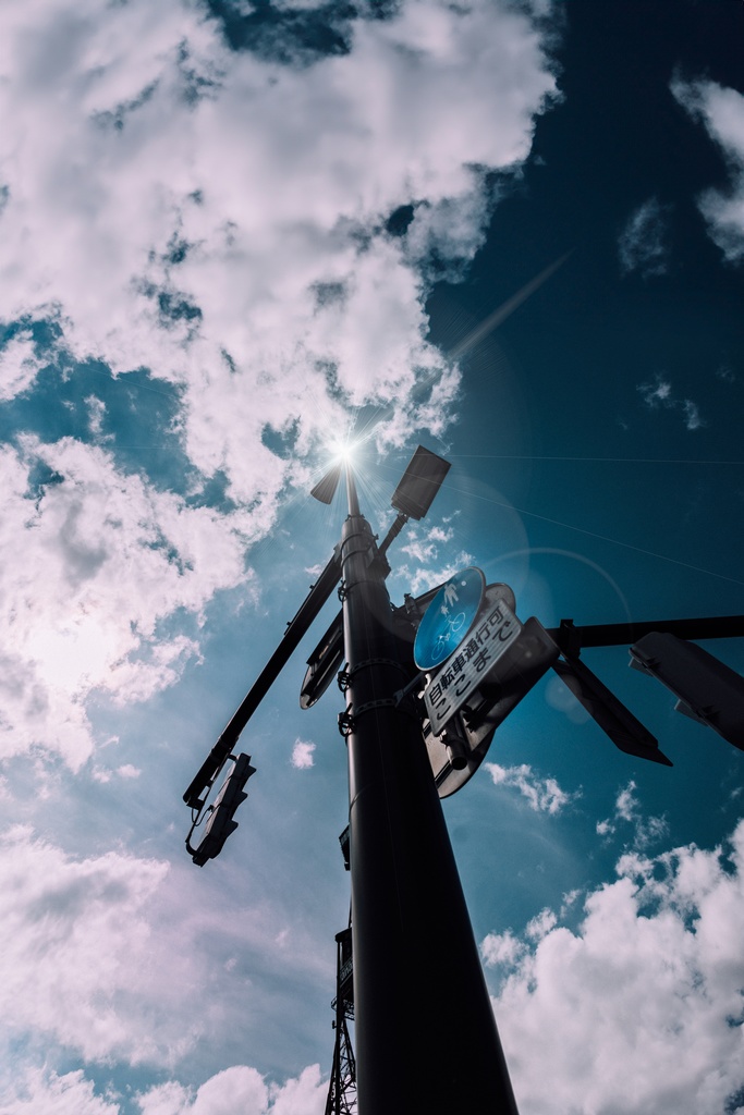 空と電柱