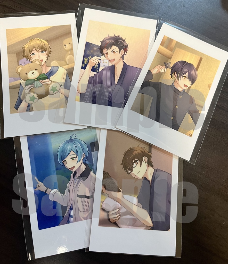 【流星隊夢合同誌】フォト風カード(5種セット)