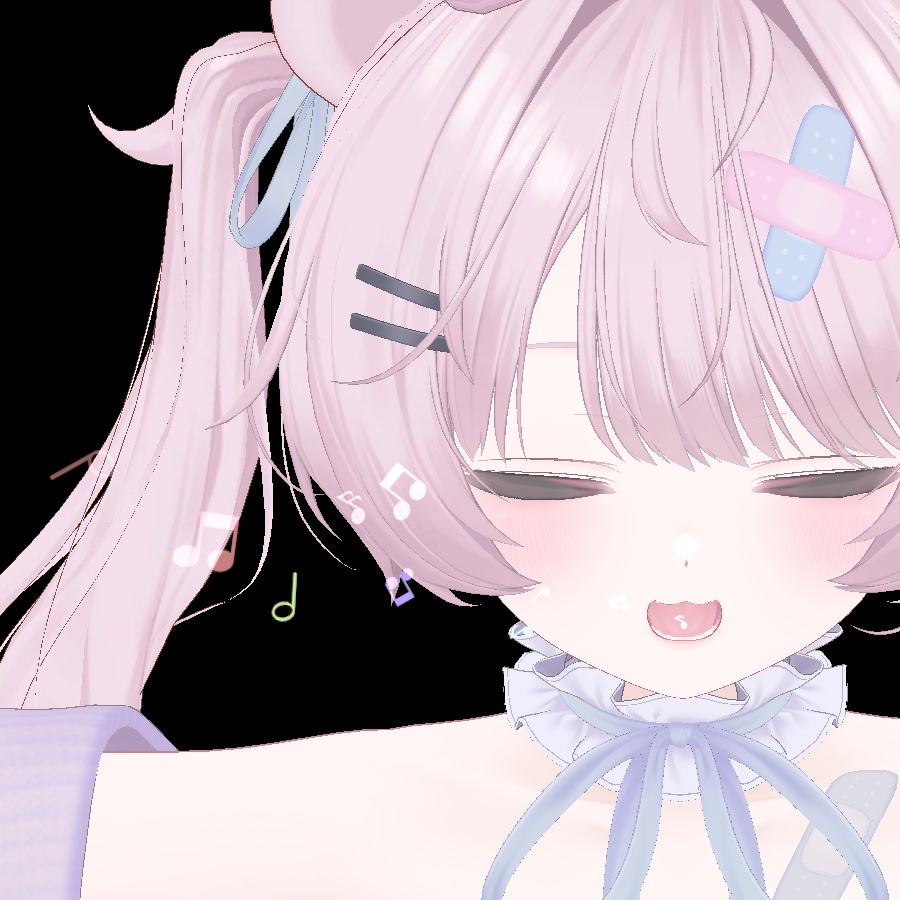 【VRC想定・MA対応】しゃべると口から音符が出るギミック/Singing!MusicNotes【パーティクル】