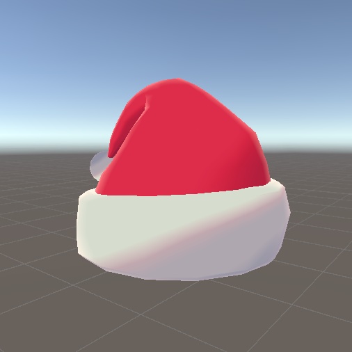 【3Dモデル】ちっちゃいサンタ帽