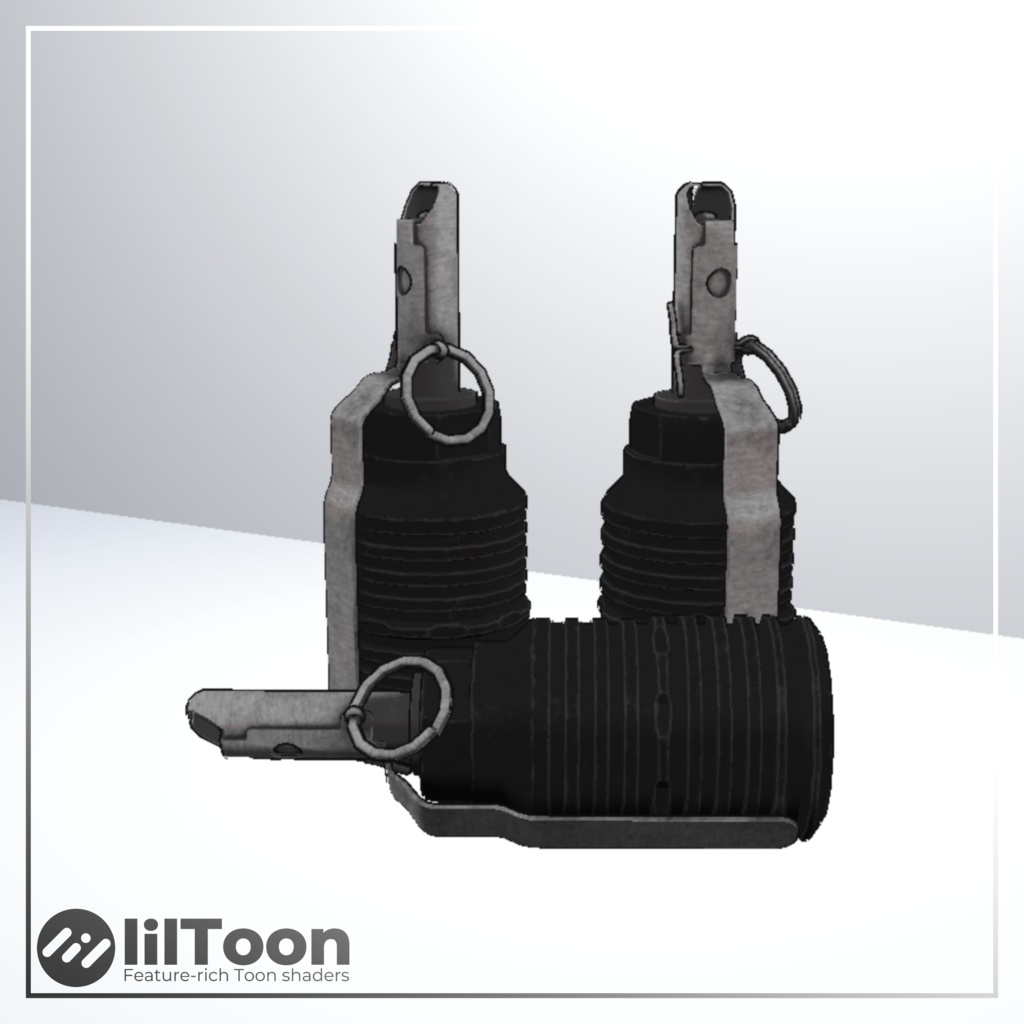 【VRChat】VOG-25 Khattabka improvised hand grenade 【無料配布】