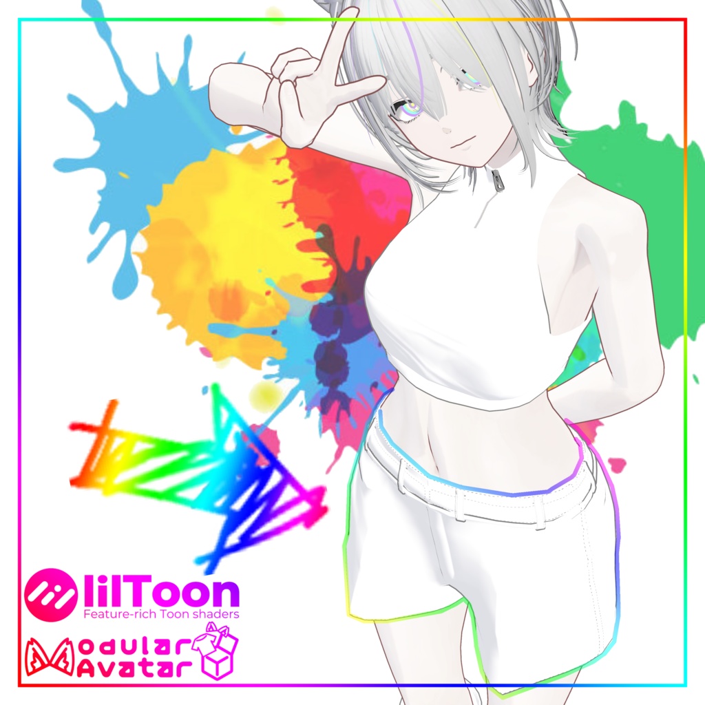 【VRChat】Basic Short Pants / ベーシックショートパンツ【5アバター対応】