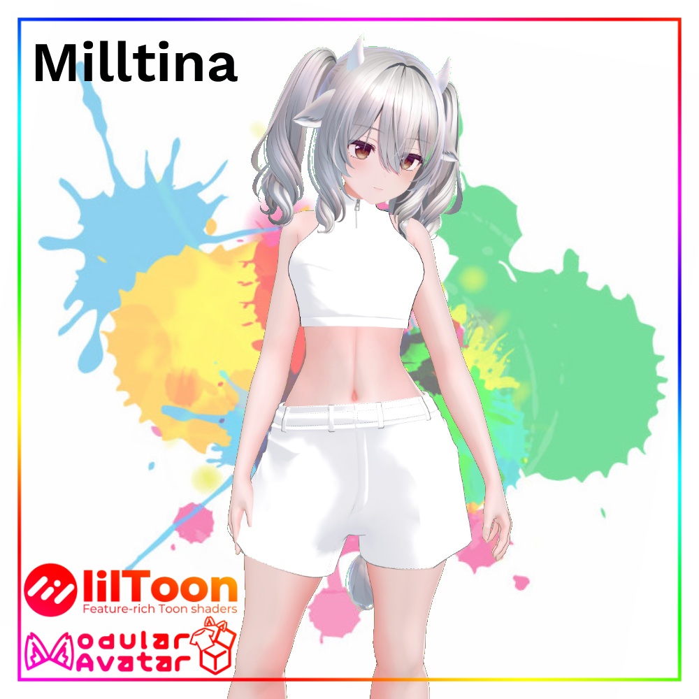 【VRChat】Basic Short Pants / ベーシックショートパンツ【5アバター対応】