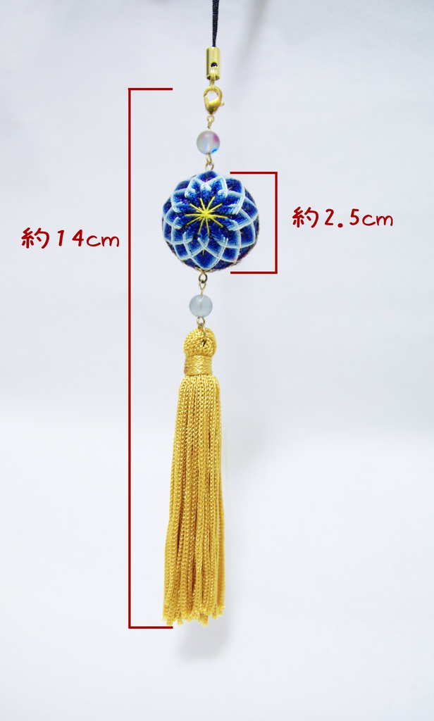 刀剣乱舞 モチーフ てまり ストラップ