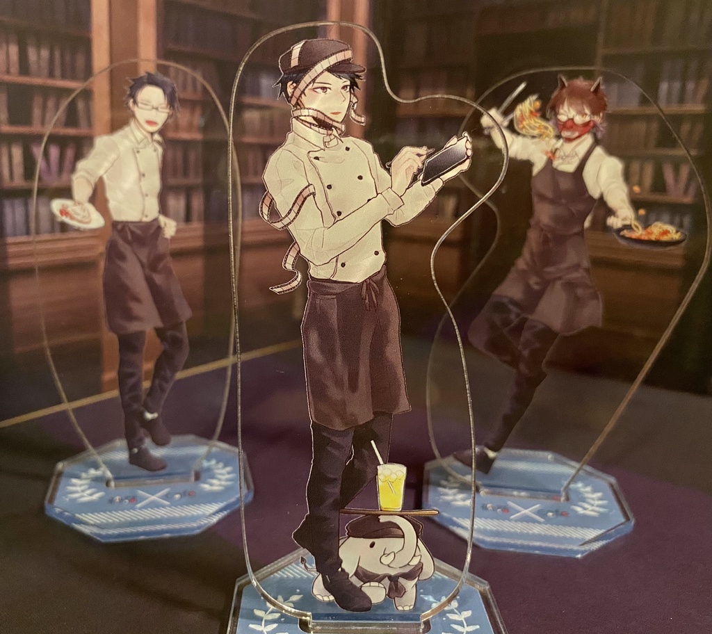 禍話カフェグッズ