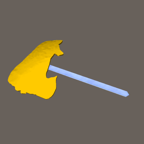 【無料】FoxTail4周年記念ヘアアクセサリー（3Dモデル）