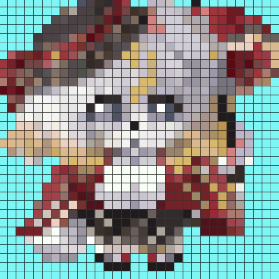 pictSQUARE用アバター　[コボルト娘]ペント　大正ロマン服