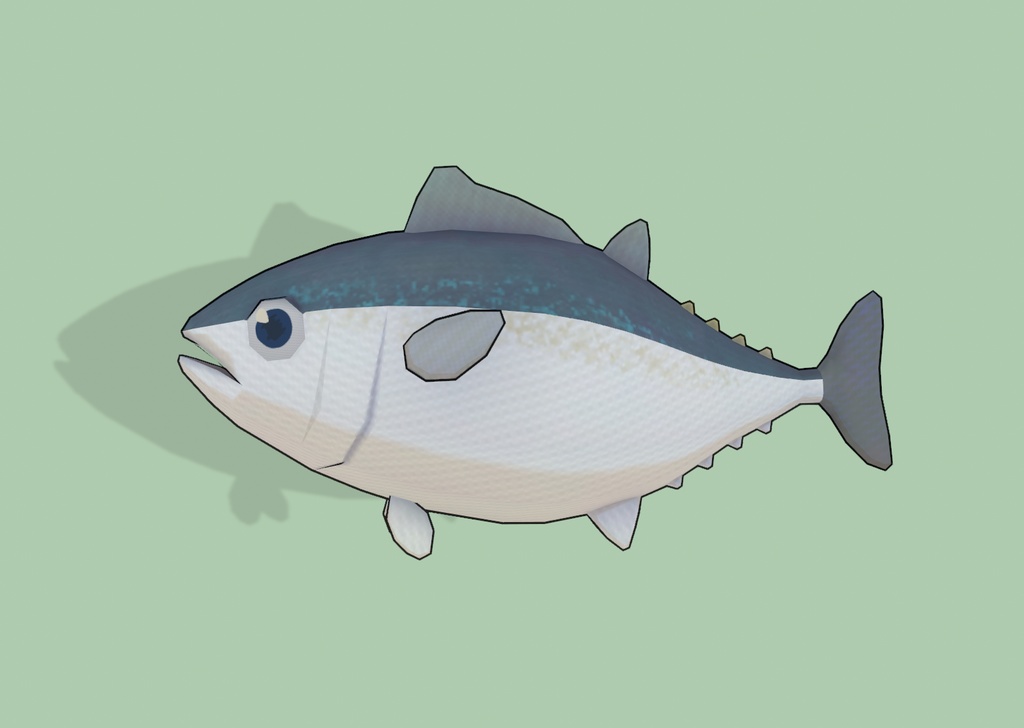 マグロくん Maguro_Man / オリジナル3Dモデル