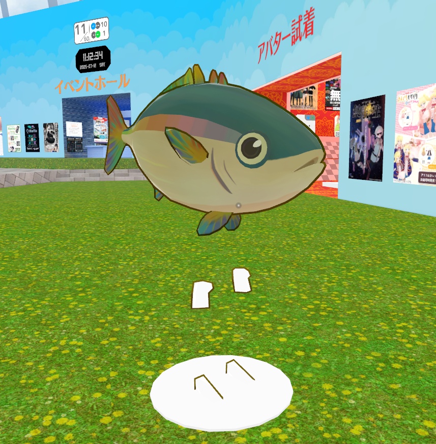 レインボーブリくん Buri_Man_RainbowTail / オリジナル3Dモデル