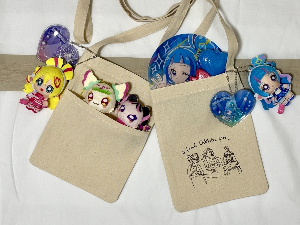 【2次創作グッズ】キミとアイドルプリキュア ♪ 推し活サコッシュ