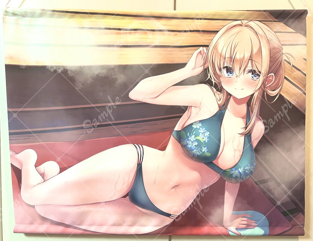 【SAUNAround。】B2タペストリー/illustration 蟹屋しく