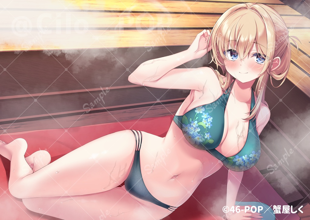 【SAUNAround。】B2タペストリー/illustration 蟹屋しく