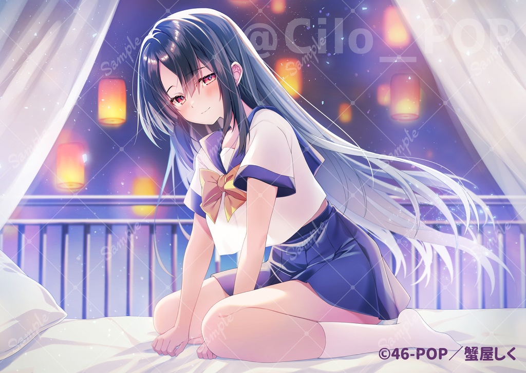 【Summer-end】B2タペストリー/illustration 蟹屋しく