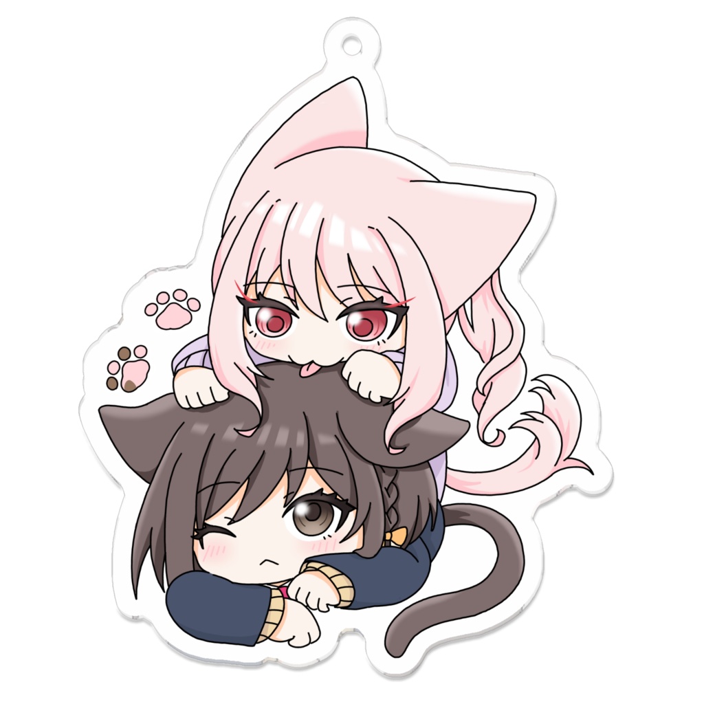 みずえなアクキー(猫)