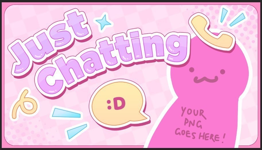 Just Chatting Thumbnail Template