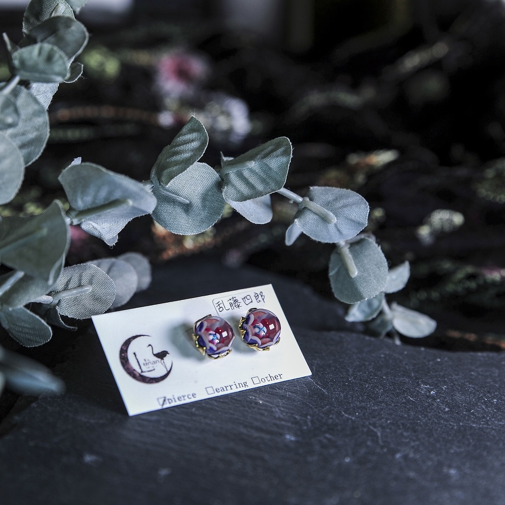 【刀剣乱舞】桜珠-ピアス (再販ナシ)