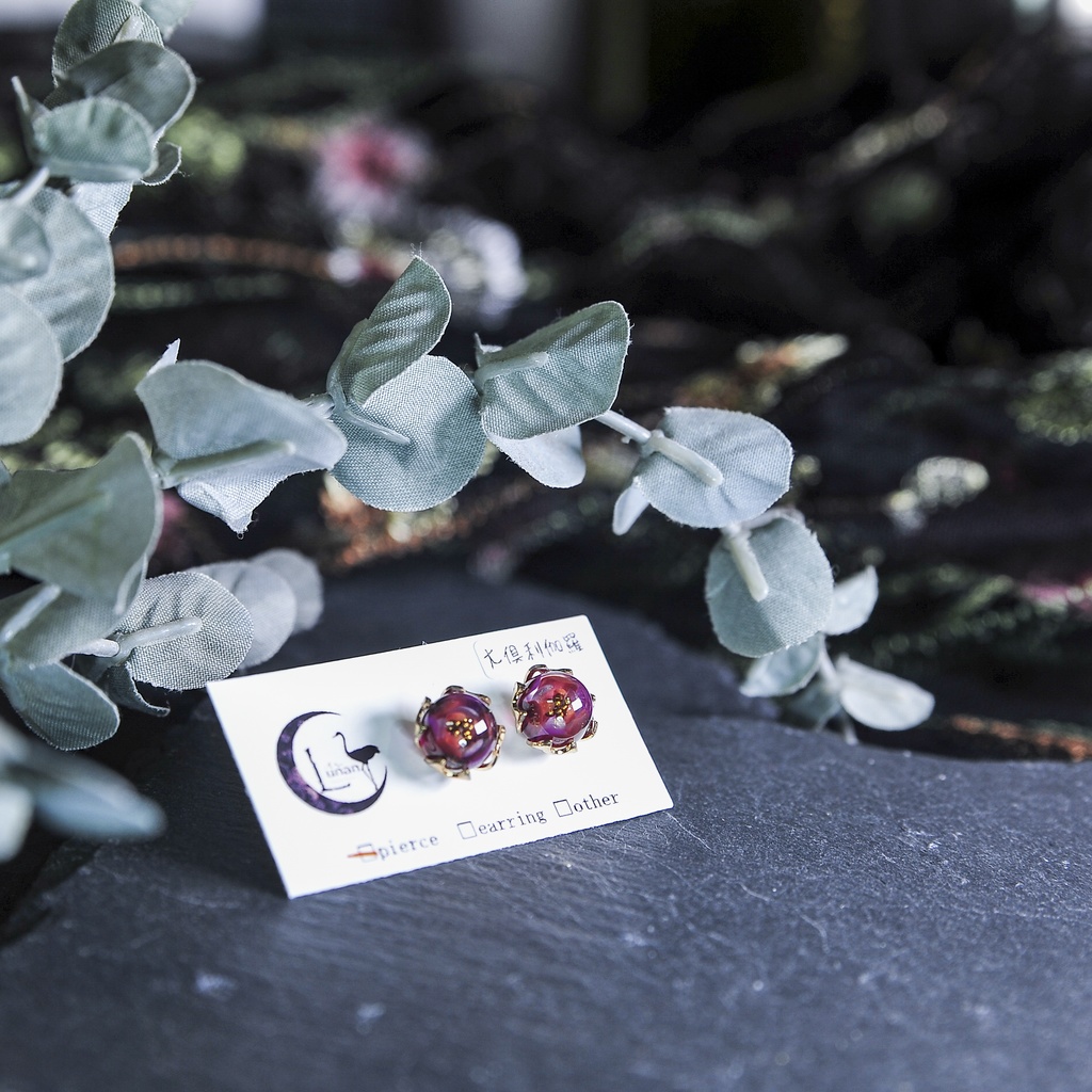 【刀剣乱舞】桜珠-ピアス (再販ナシ)