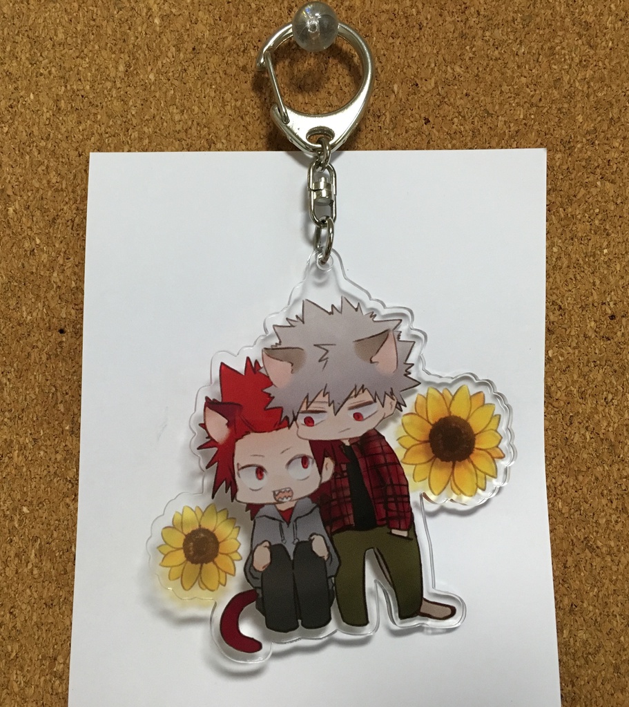 切爆アクリルキーホルダー