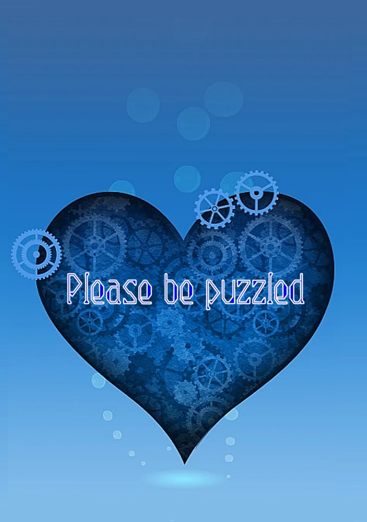 【実名配送用】Please be puzzled