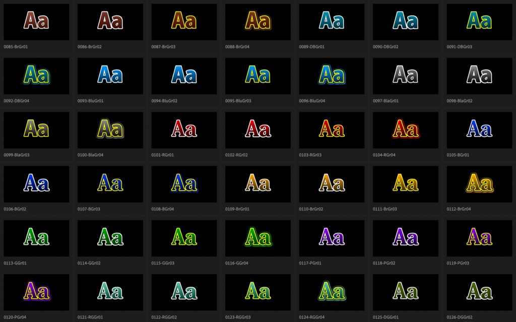 【Adobe Premiere Pro】エッセンシャルグラフィックス用テロップ 1620種類