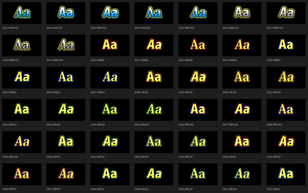 【Adobe Premiere Pro】エッセンシャルグラフィックス用テロップ 1620種類