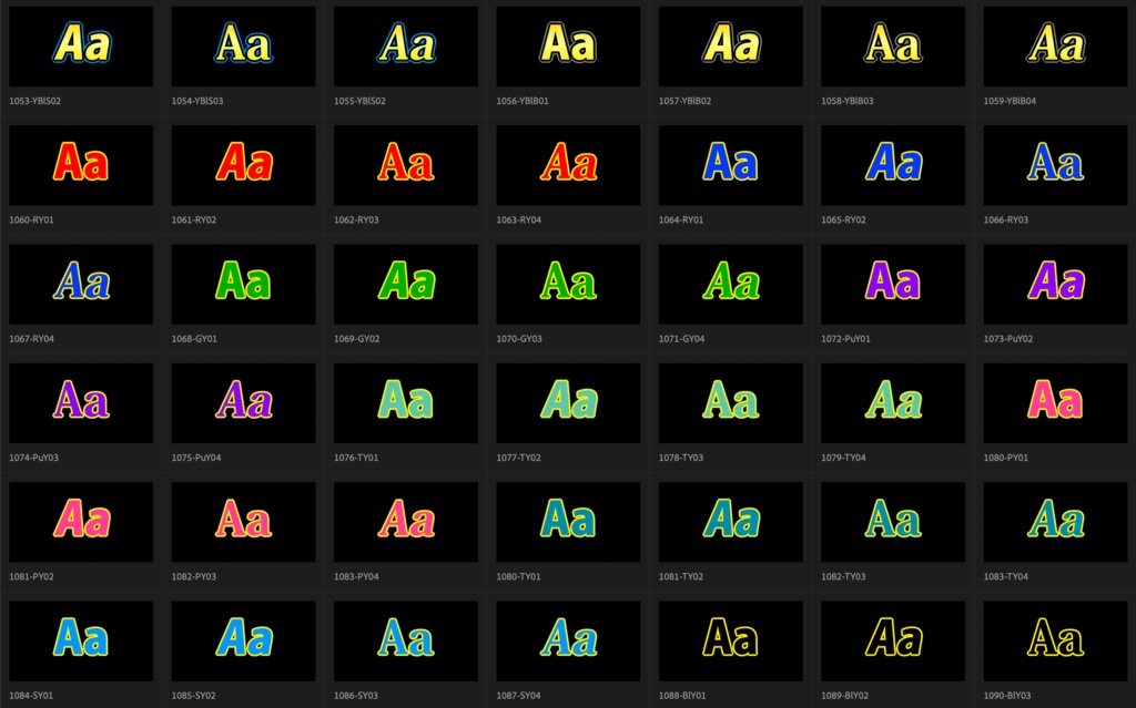 【Adobe Premiere Pro】エッセンシャルグラフィックス用テロップ 1620種類