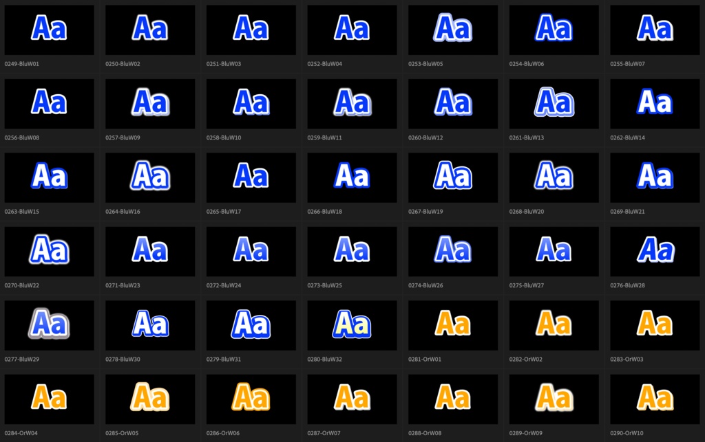 【Adobe Premiere Pro】エッセンシャルグラフィックス用テロップ 1620種類