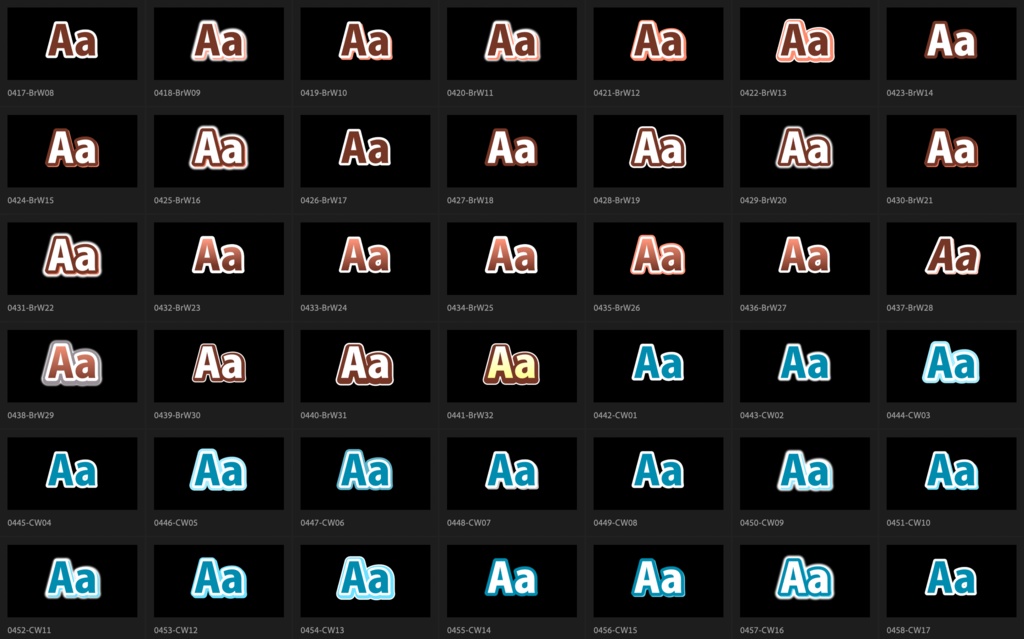 【Adobe Premiere Pro】エッセンシャルグラフィックス用テロップ 1620種類